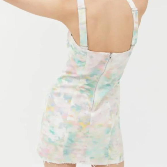 FOR LOVE & LEMONS Smythe Mini Dress In Tie Dye size Large - Picture 2 of 10